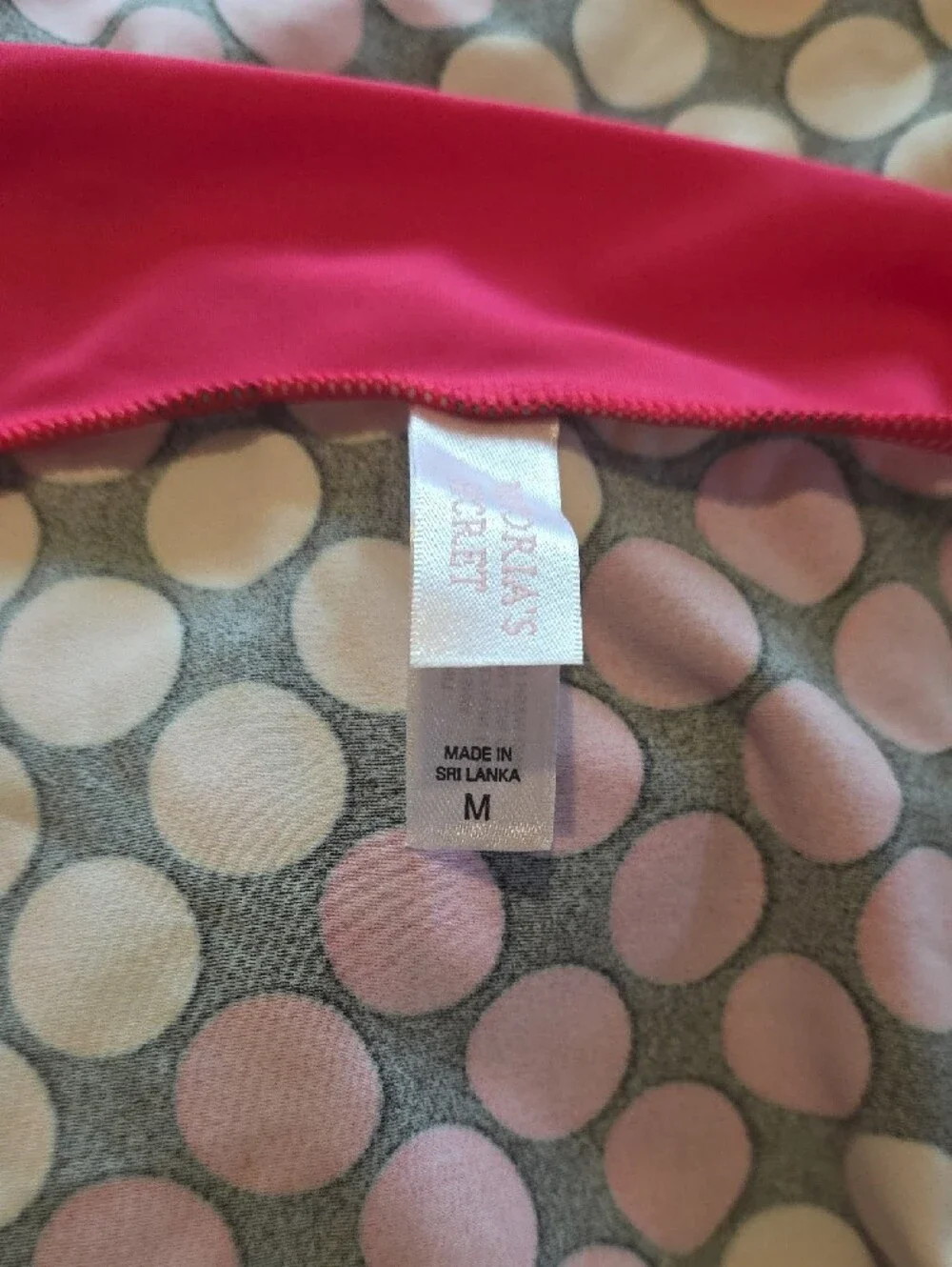 Victoria's Secret Pink and Orange Polka Dot Bikini With Skirt Cover Up